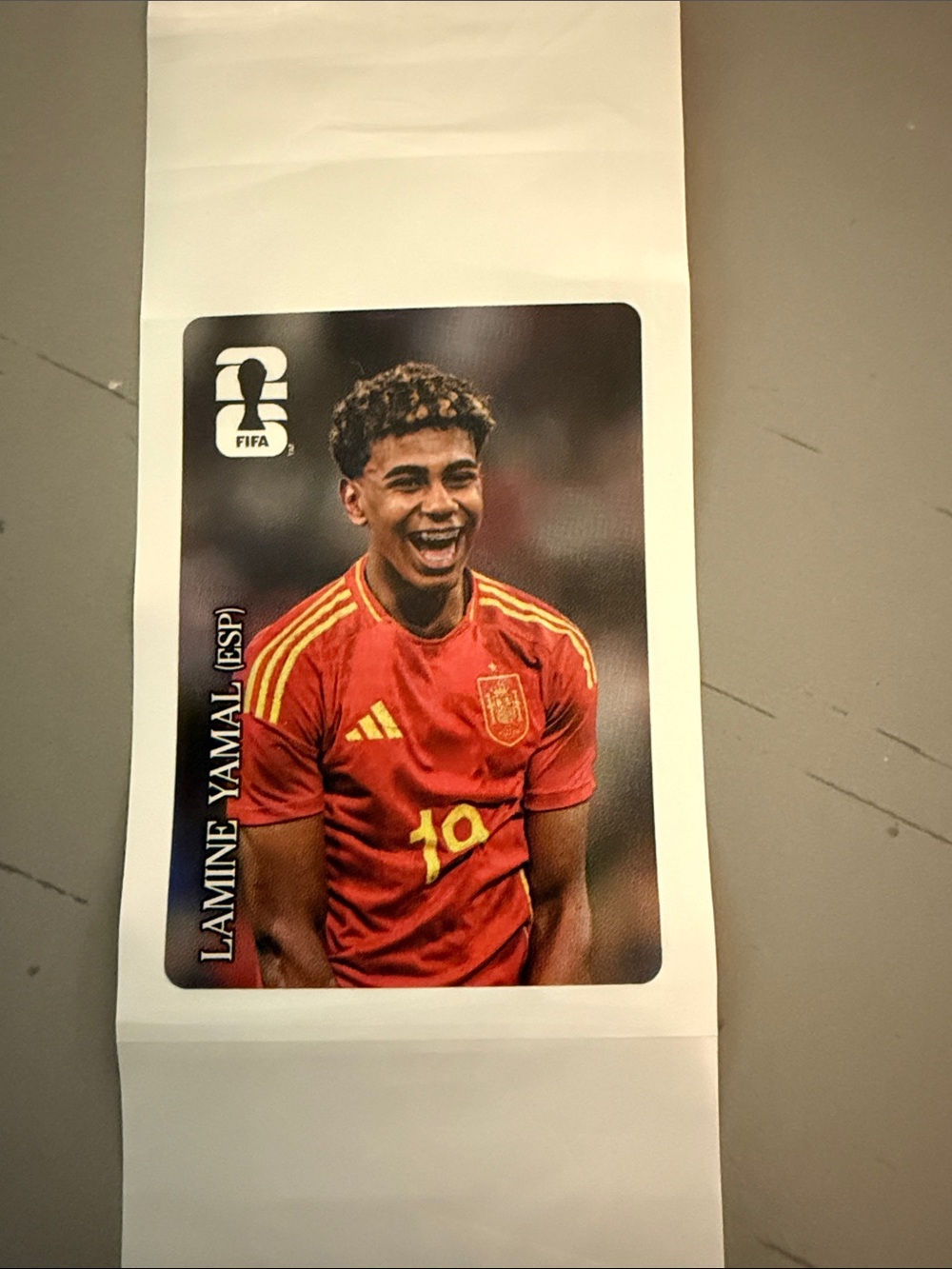 Lamine Yamal (Spain) Panini World Cup 2026 Sticker (Coca-Cola)
